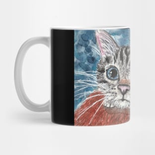 Cute Tabby cat watercolor painting Mug